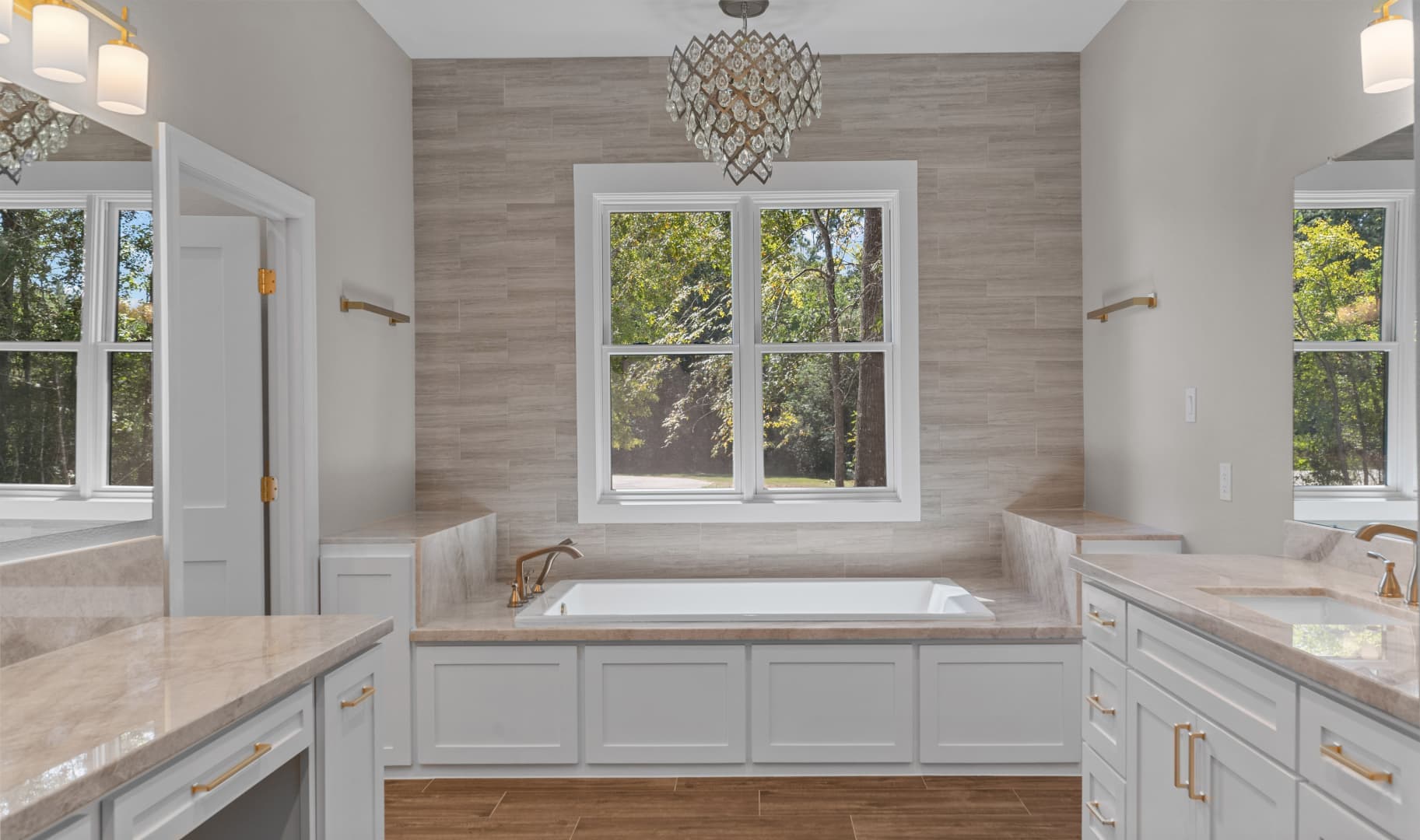 Luxury home addition by Vanguard Builders