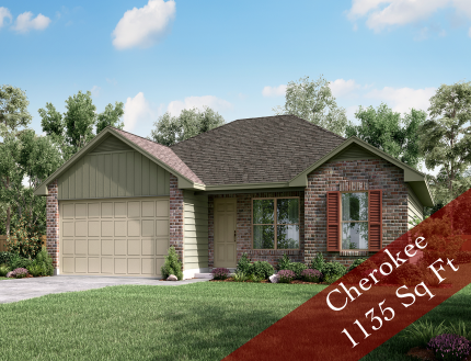 New home plan 1135 Cherokee Houston TX