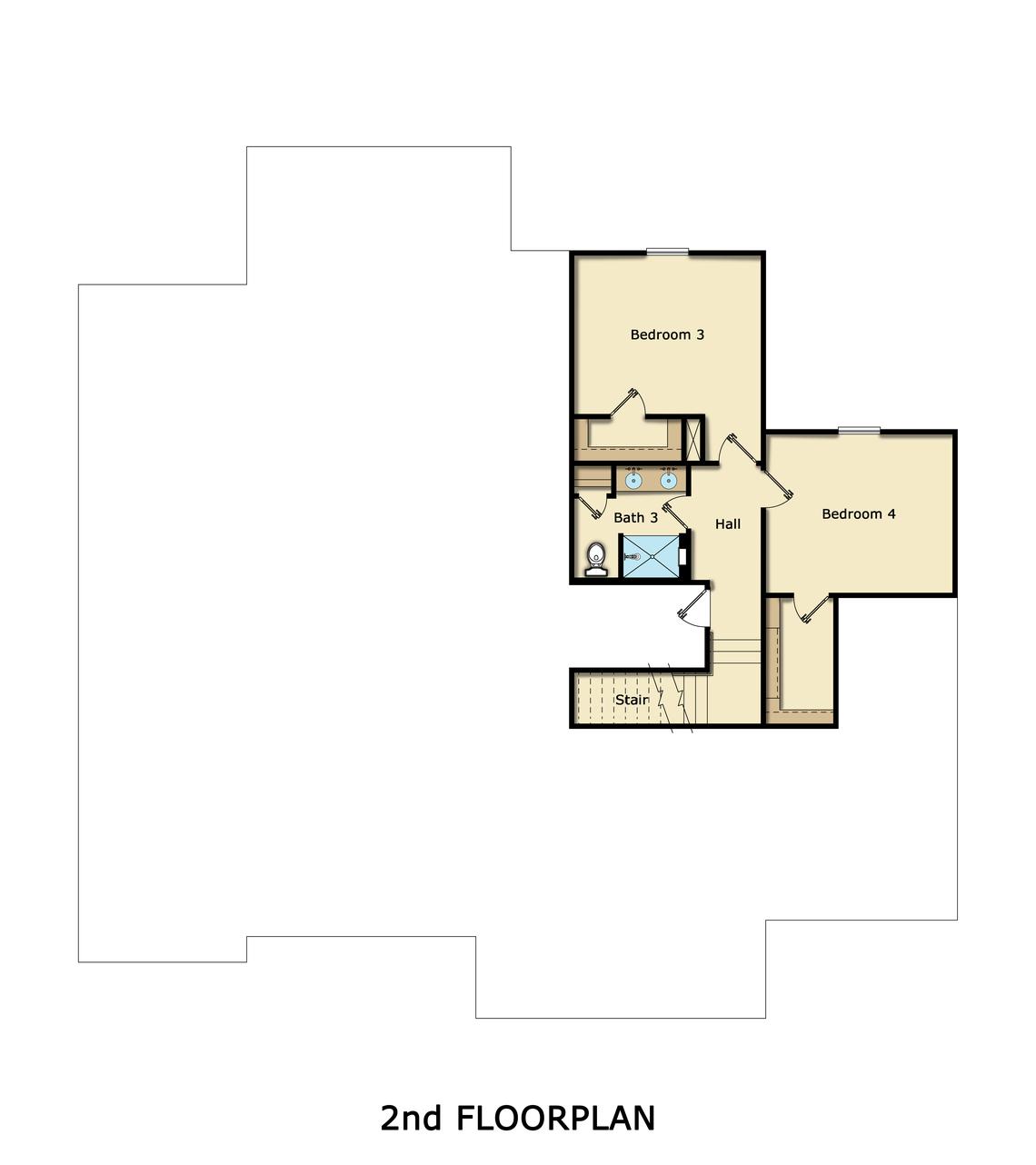 Neuces second floor plan