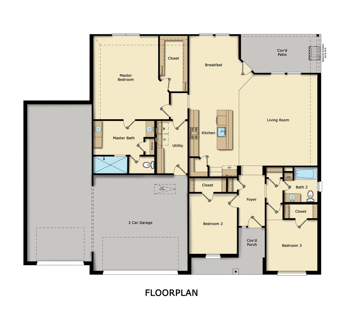 New home floor plan 1896 sq ft vanguard builders